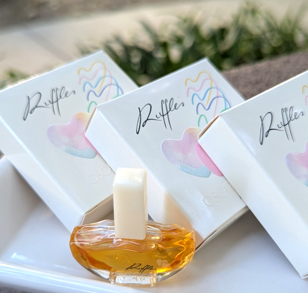 Oscar De La Renta RUFFLES Perfume 4ml EDP 1983 Original Formula Splash NIB RARE