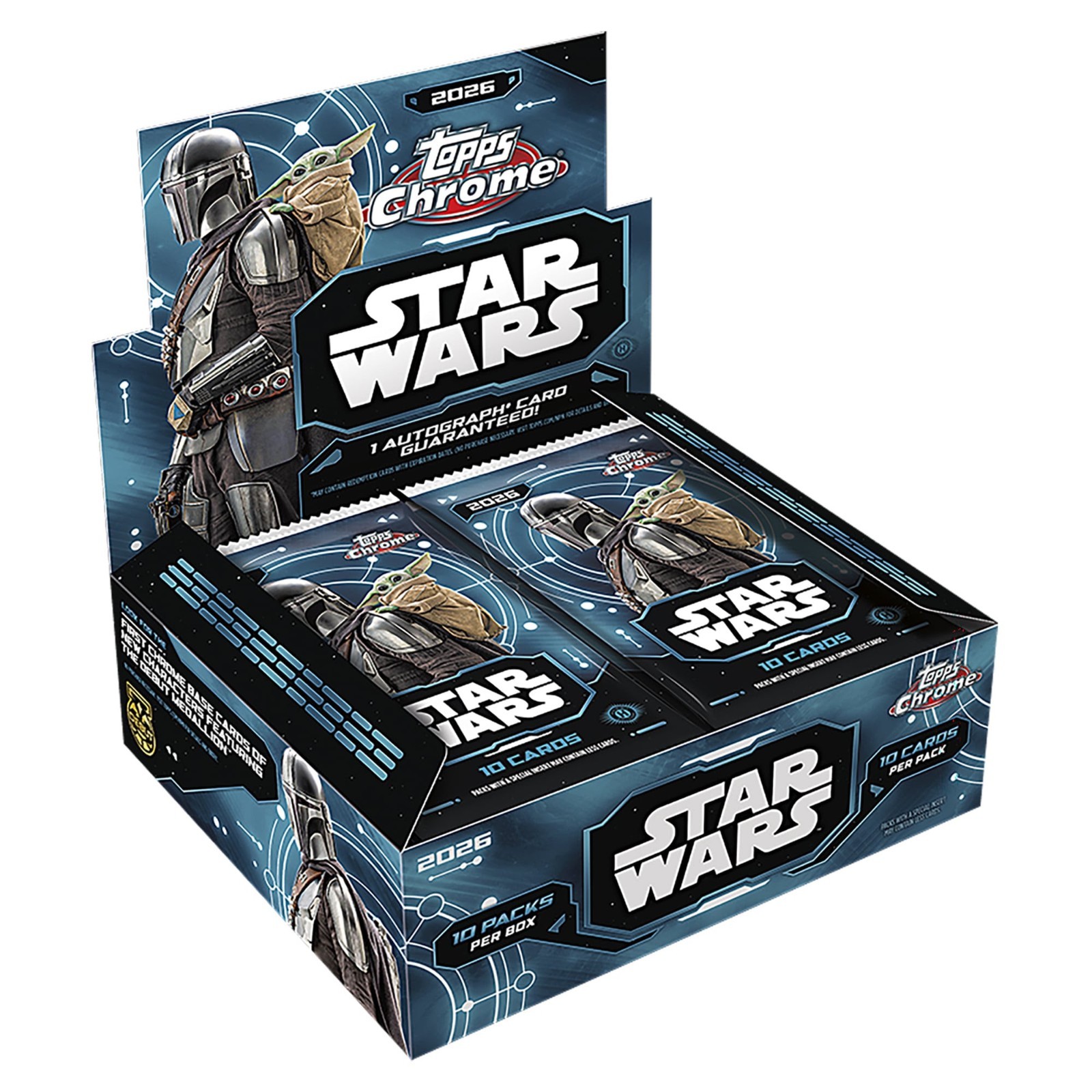 2026 TOPPS CHROME STAR WARS HOBBY BOX - NEW FACTORY SEALED PRESALE
