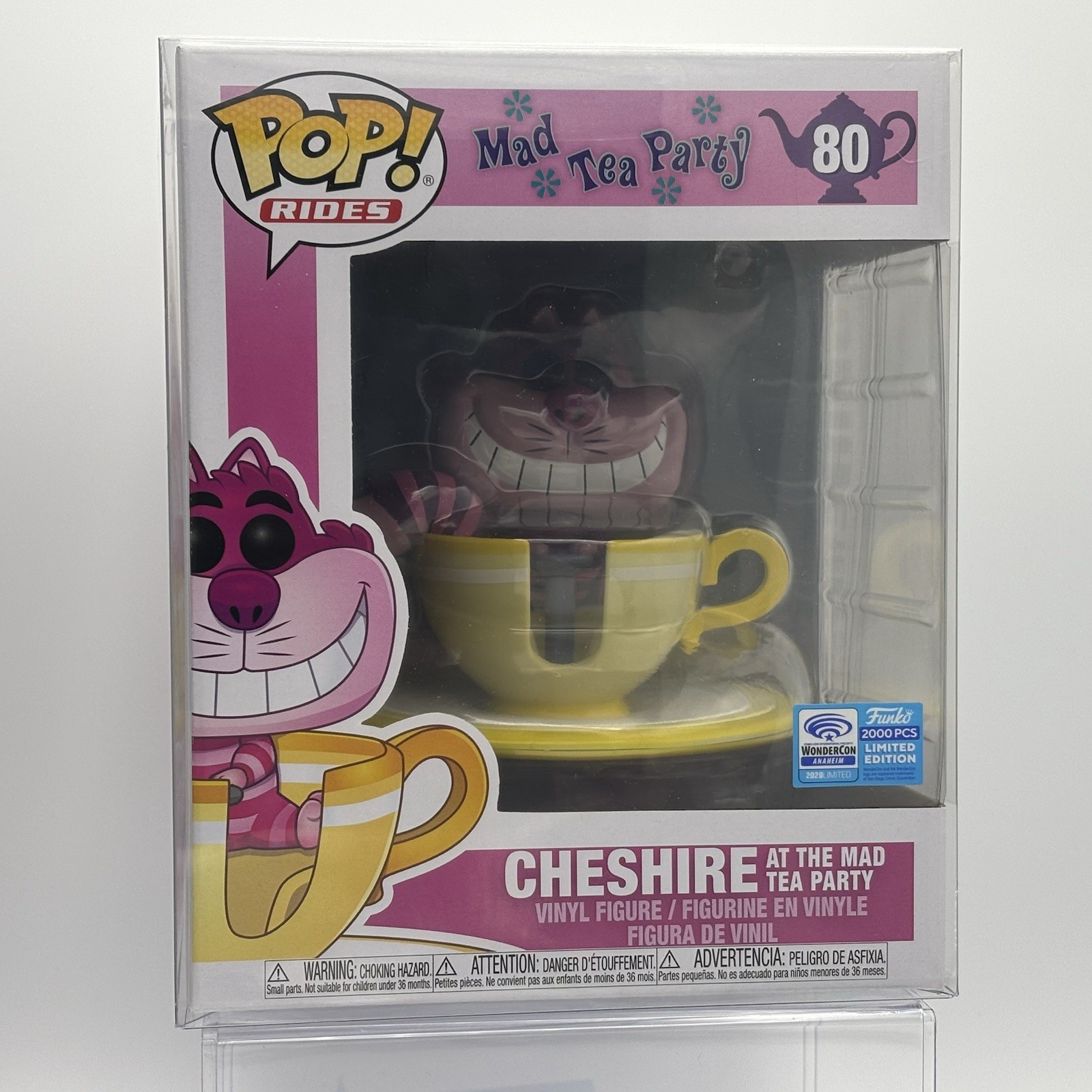 Funko Pop Rides: Disney - Cheshire Cat the Mad Tea Party - WonderCon LE2000 #80