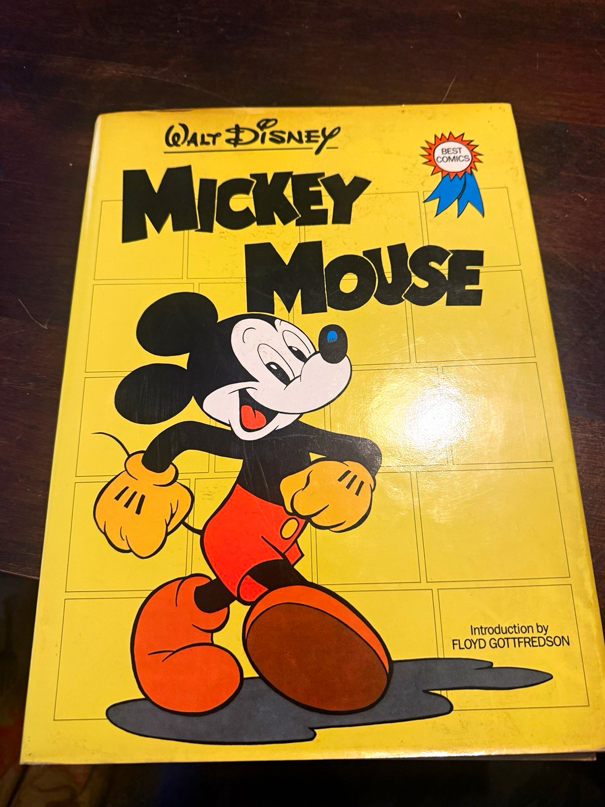 Walt Disney Mickey Mouse Best Comics 1978 2nd Printing Abbeville Hardcover