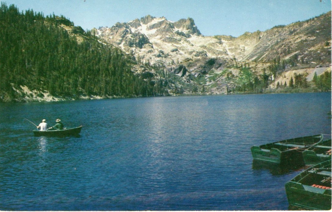 Lower Sardine Lake & Sierra Buttes-Near Sierra City-Ca-California