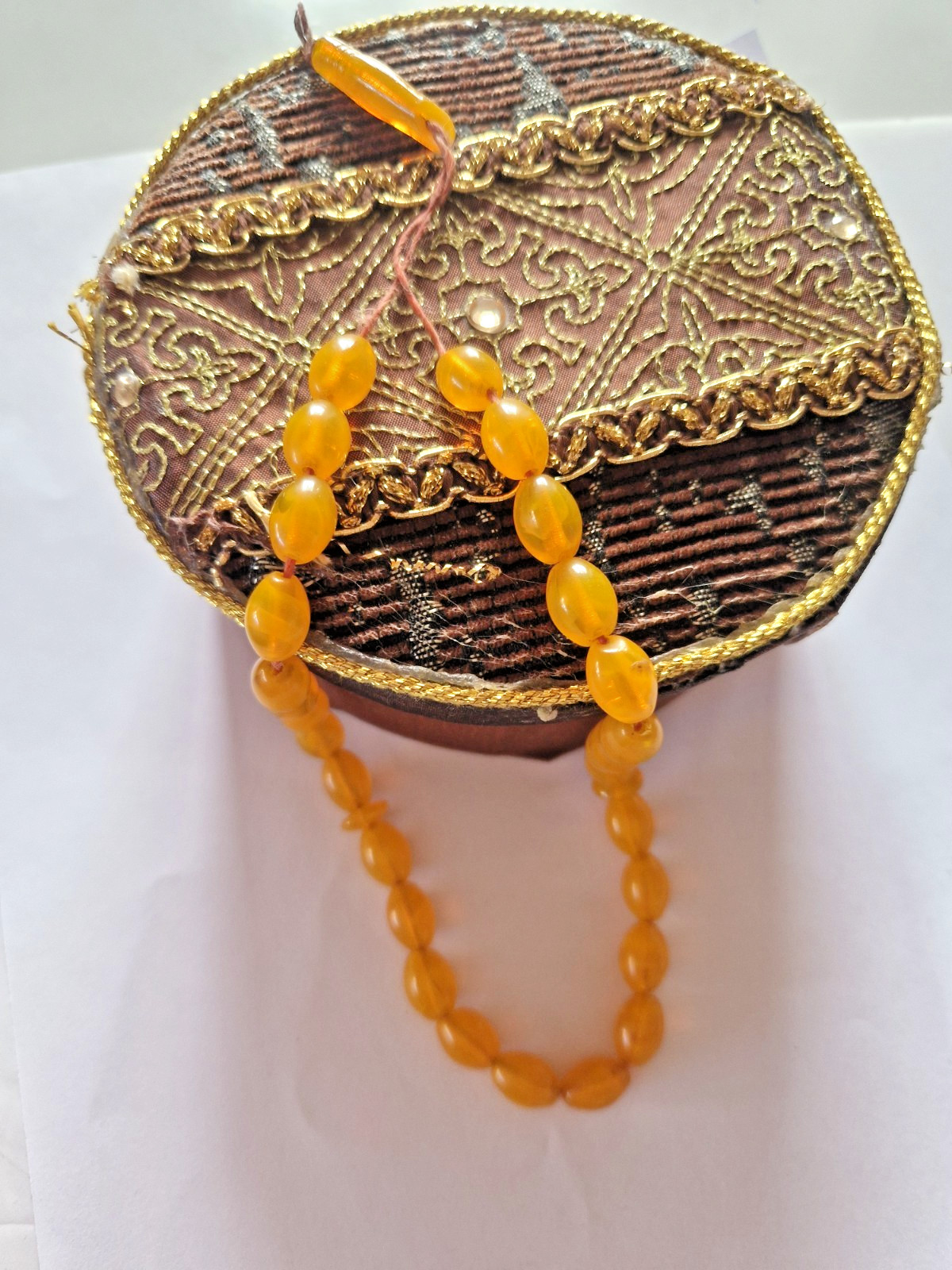 Authentic Pre-WWII Antique Catalin Faturan Komboloi – 36g Greek Worry Beads