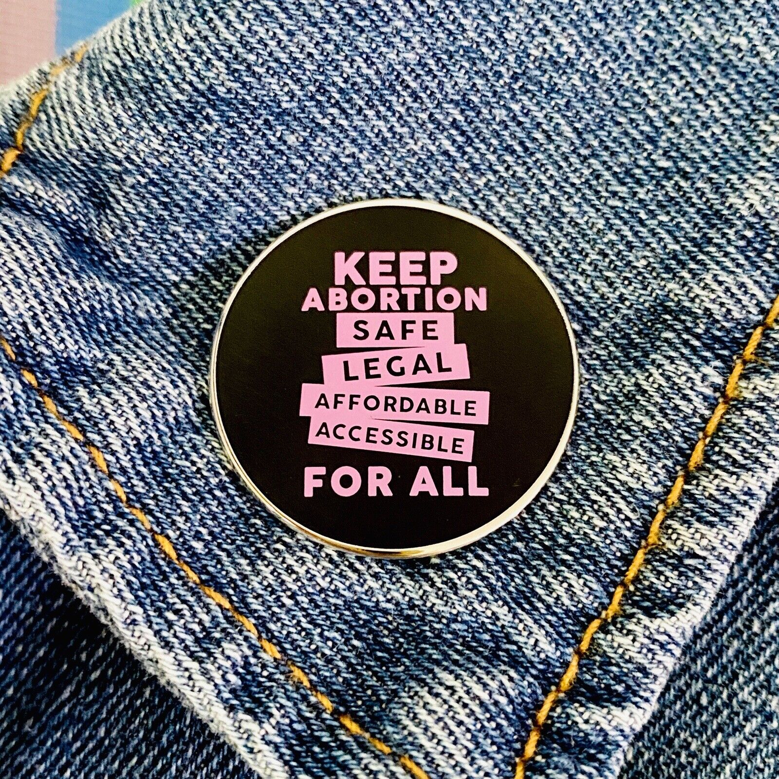 NEW Pro Choice Pin Button Abortion Rights Pins Brooches SHIPS FROM US