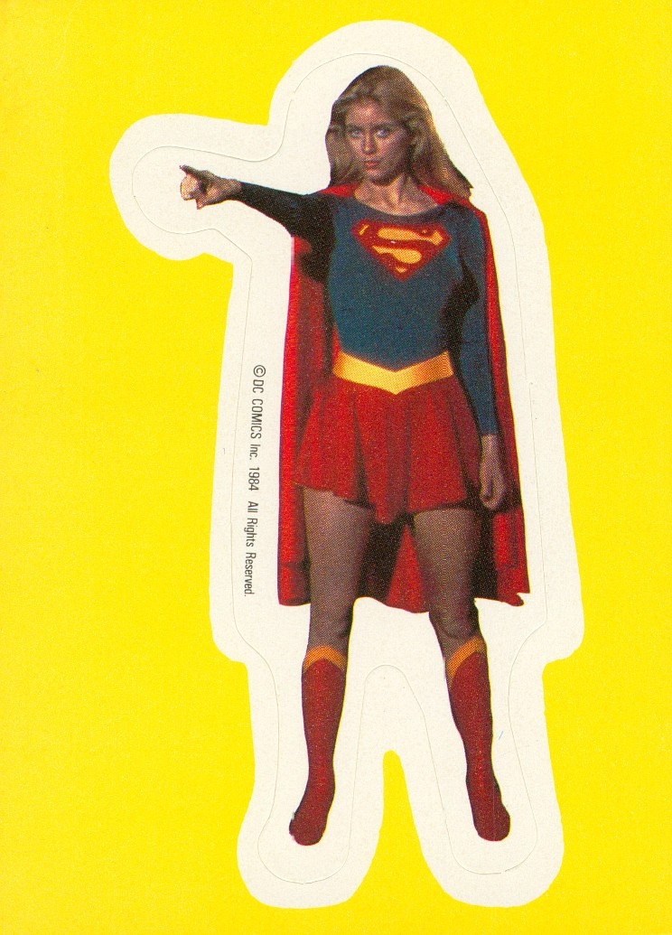 1984 TOPPS SUPERGIRL STICKER STORY CARDS TRADING CARDS YOU PICK #1-44 (dan#106)
