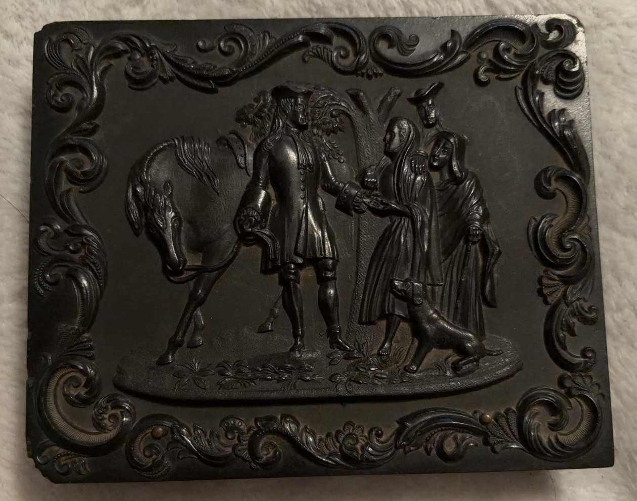 Rare Antique Quarter Plate Union Case Ambrotype Daguerreotype Family Portrait