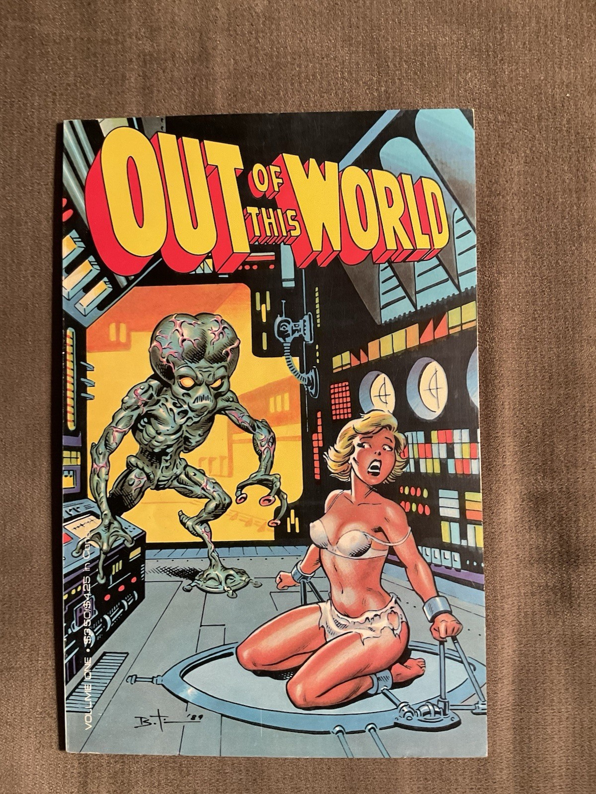 Out Of This World #1  1989 Bruce Timm Cover.  Malibu/ Eternity.  W Pgs 7.0 7.5