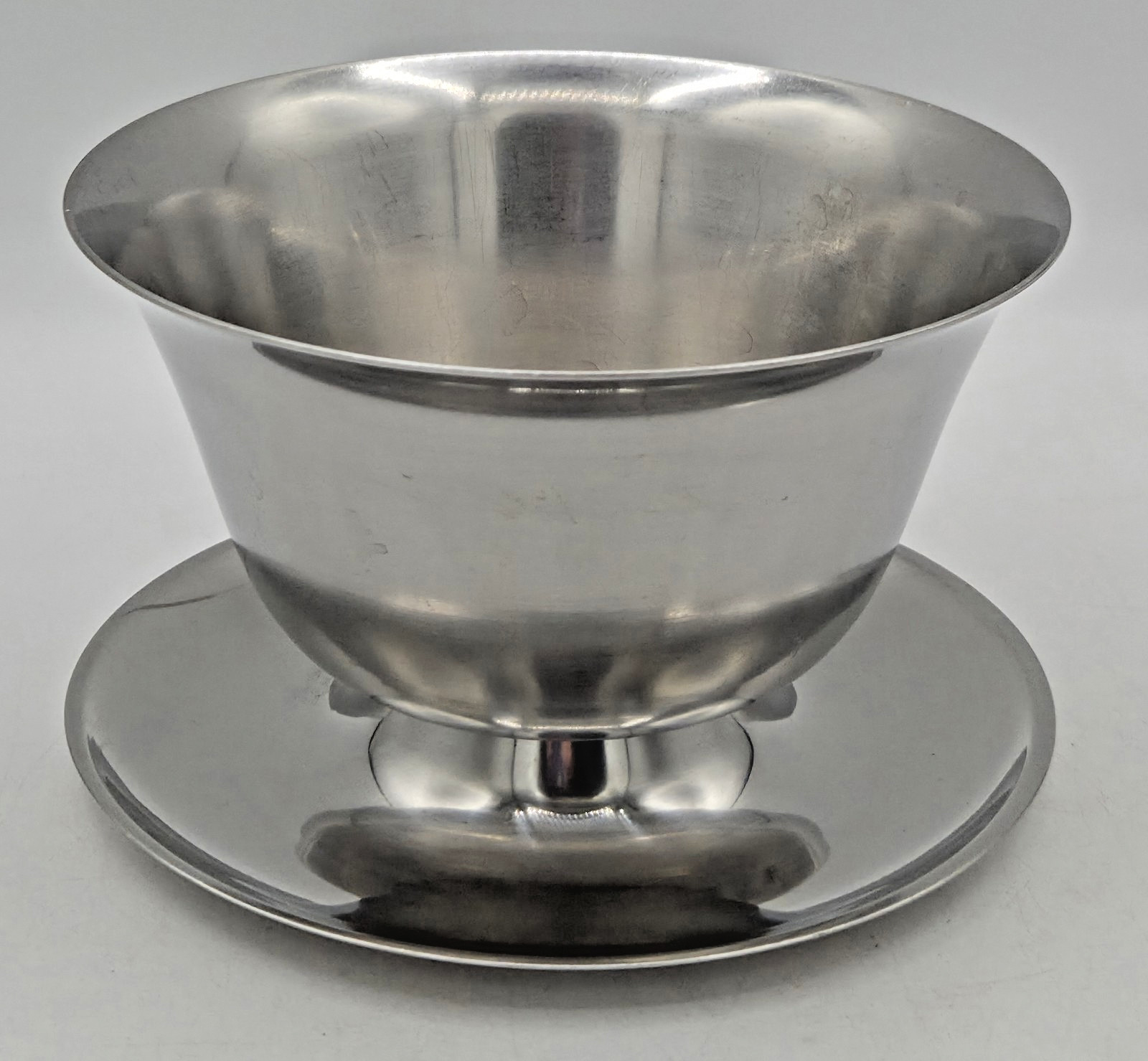 Vintage MCM Danish Stainless Steel 18/8 Bowl Scandinavian Denmark ⚡FREE SHIP