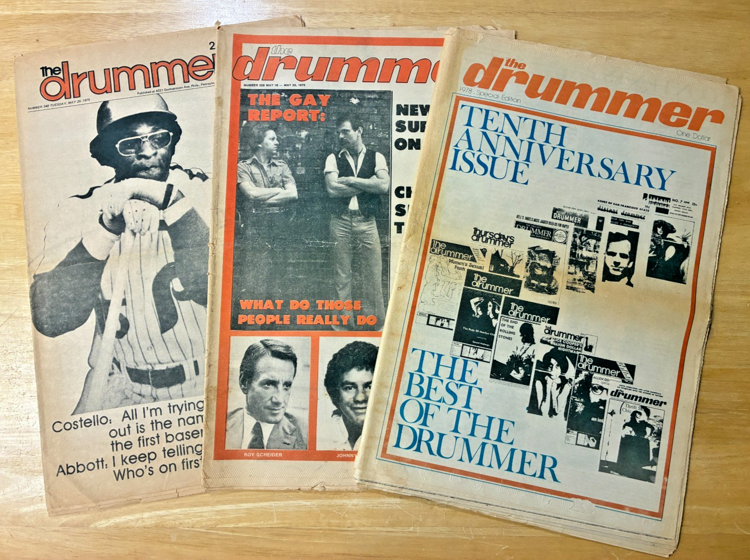 Vintage The Drummer Underground Newspaper Lot 1970s Philadelphia Counterculture