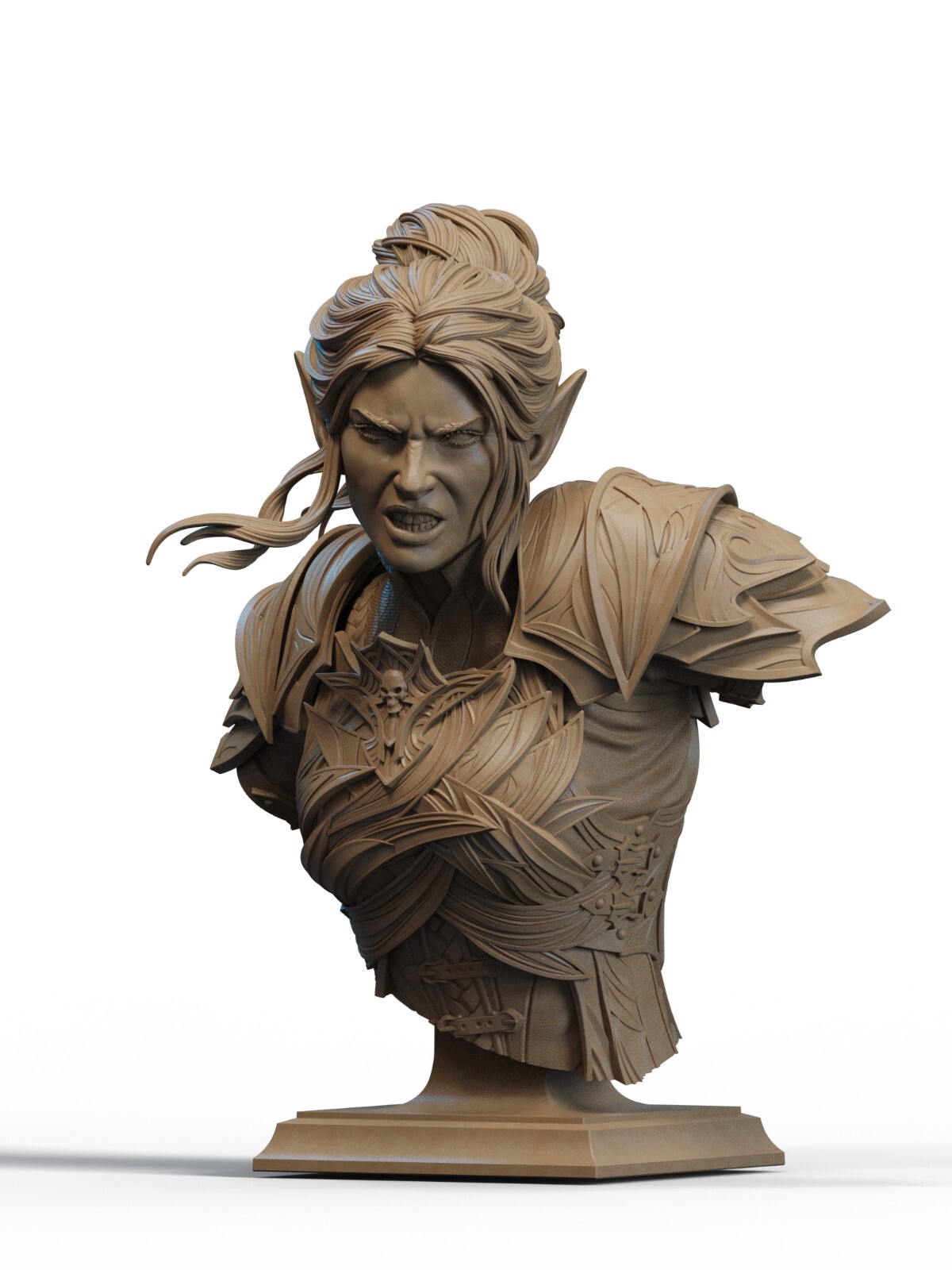 1:8 Minthara Bust Baldur's Gate 3 Fan Art UNPAINTED High Quality Garage Kit