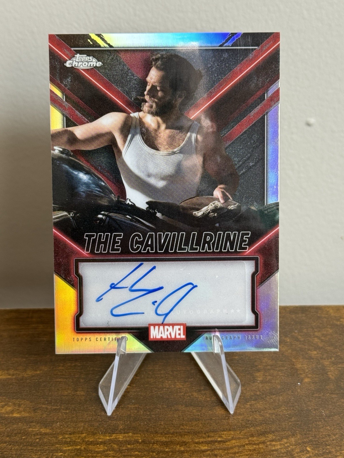 2025 Topps Chrome Deadpool Henry Cavill as The Cavillrine Refractor Auto #TC-HC