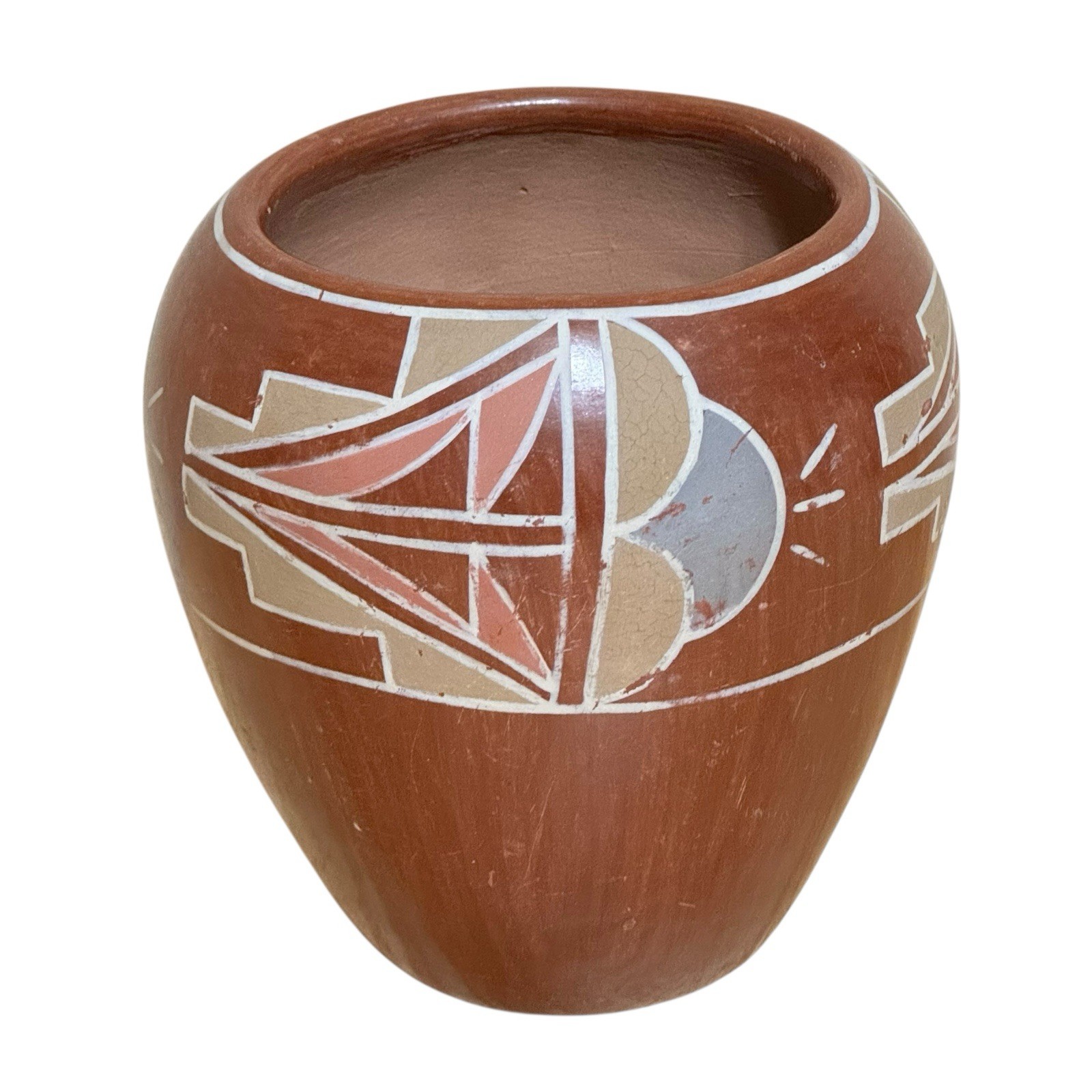 Santa Clara Pottery Red Ware Bowl 5\