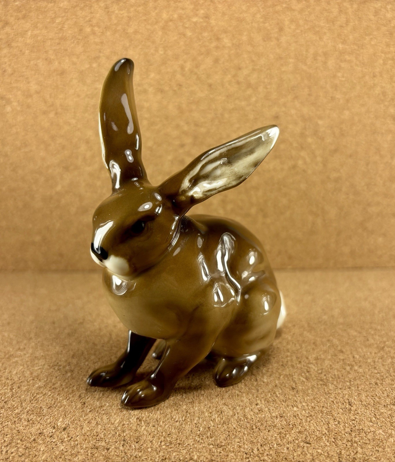 Vintage Lorenz Hutschenreuther Porcelain Rabbit Figurine