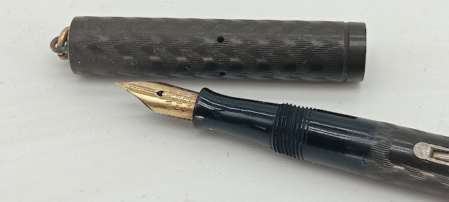 Antique 1920's Waterman Salesmen's pen52-1/2 V Waterman Ink pen Ring top