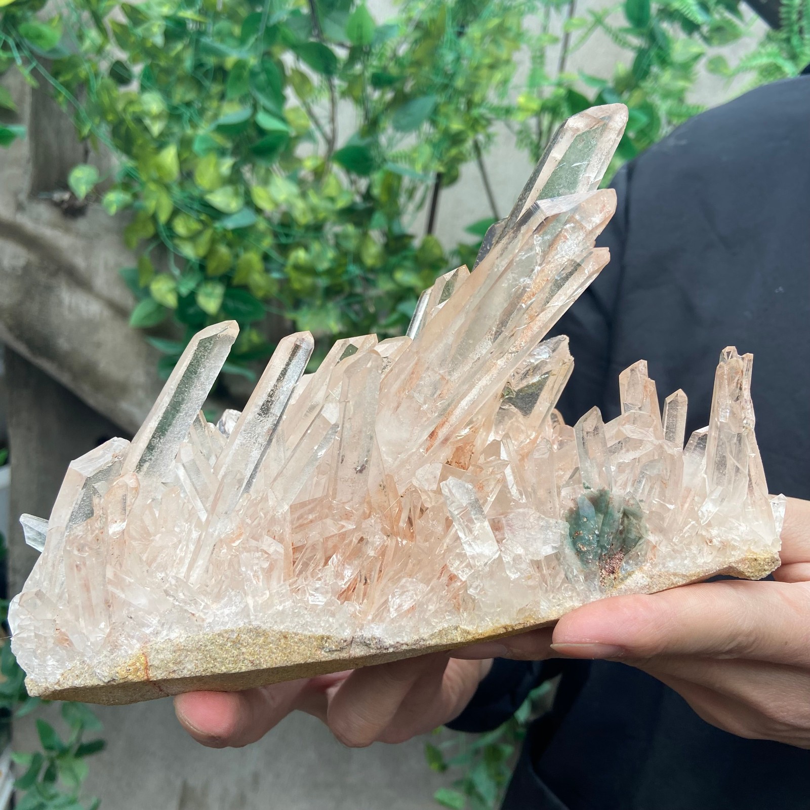 2.9lb Natural clear white crystal quartz cluster rough mineral specimen