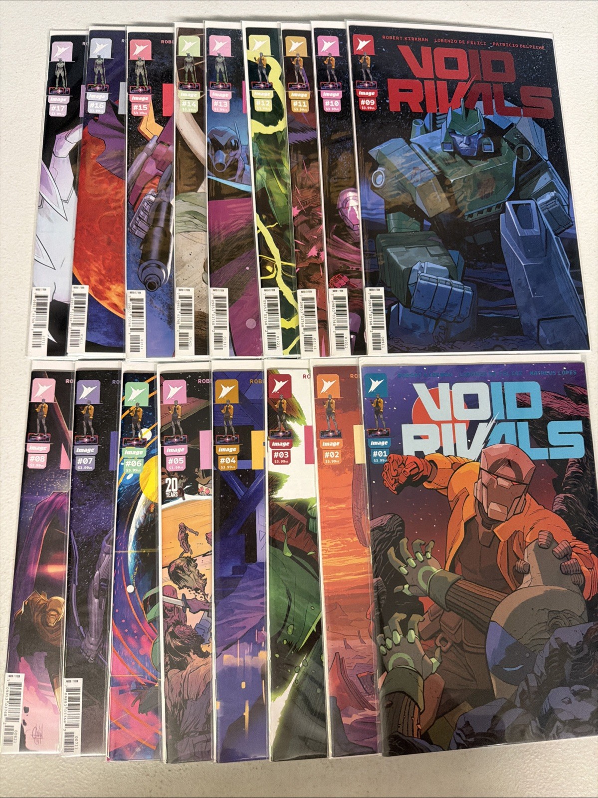 Void Rivals #1-17 Complete Lot Set Run 1st print Energon Kirkham NM *T4