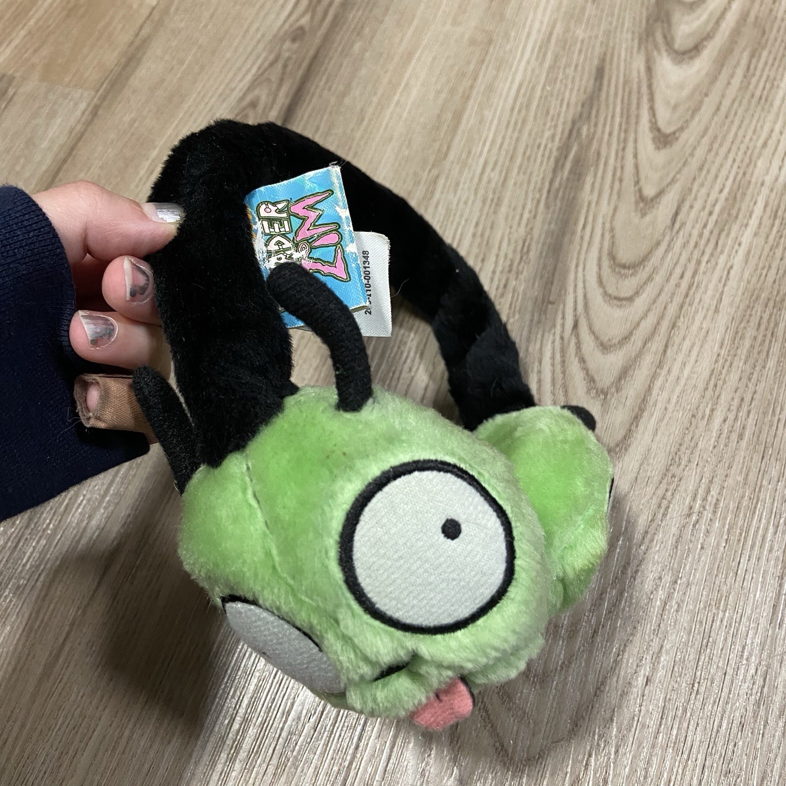 Invader Zip Earmuffs Cartoon Nickelodeon Gir Emo Vintage Y2K Scene Emo Hot Topic
