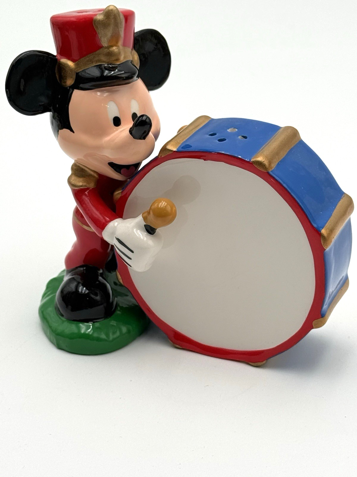 Vintage 1990s Mickey Mouse with Drum salt and pepper shakers