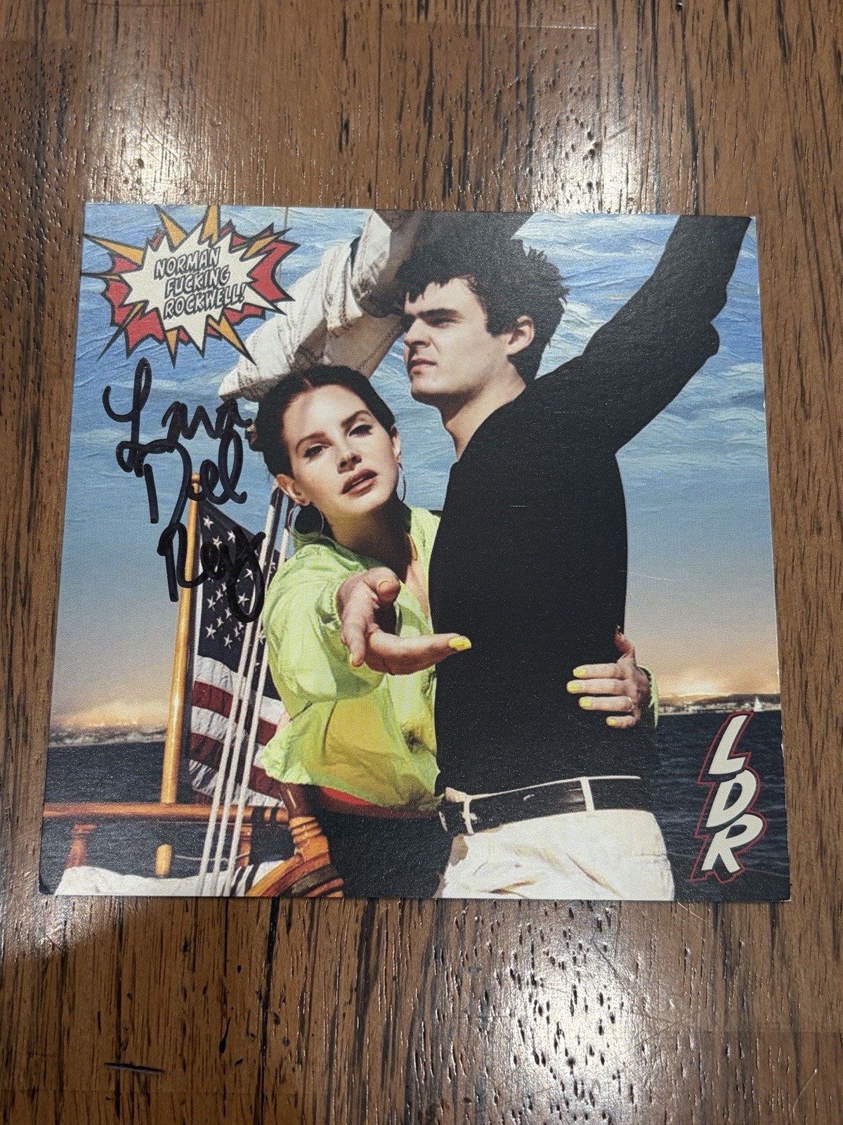 Lana Del Rey Signed NFR Insert