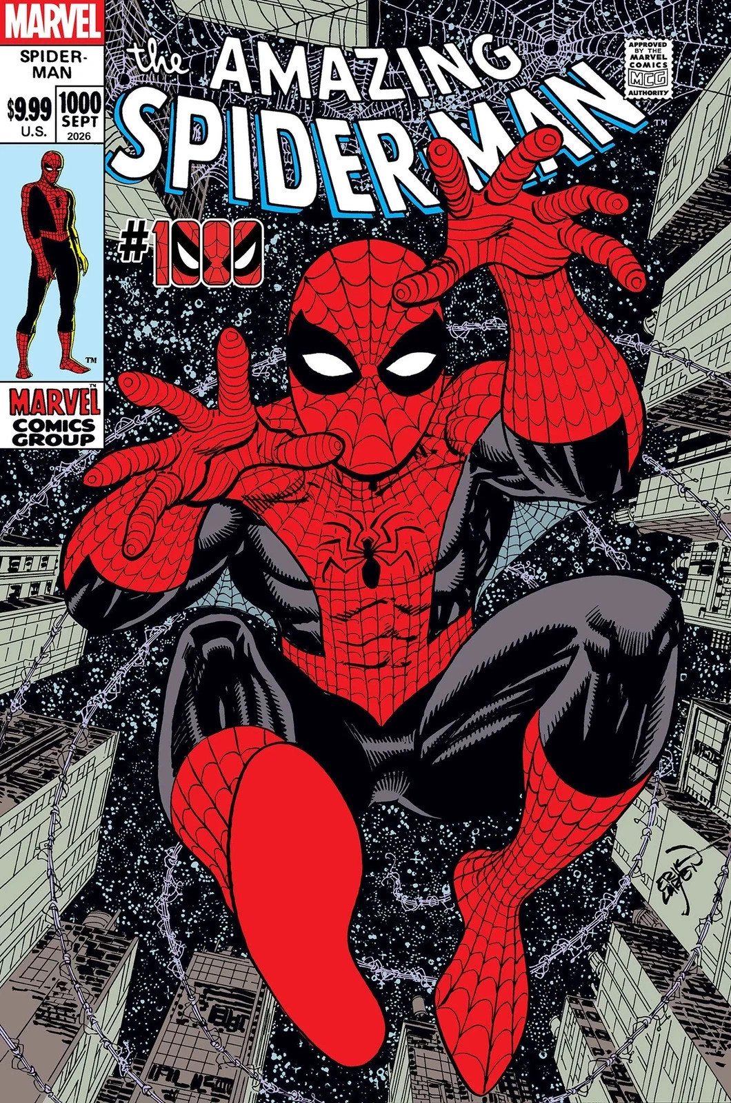 Amazing Spider-Man 1000 - Erik Larsen 1:25 variant cover