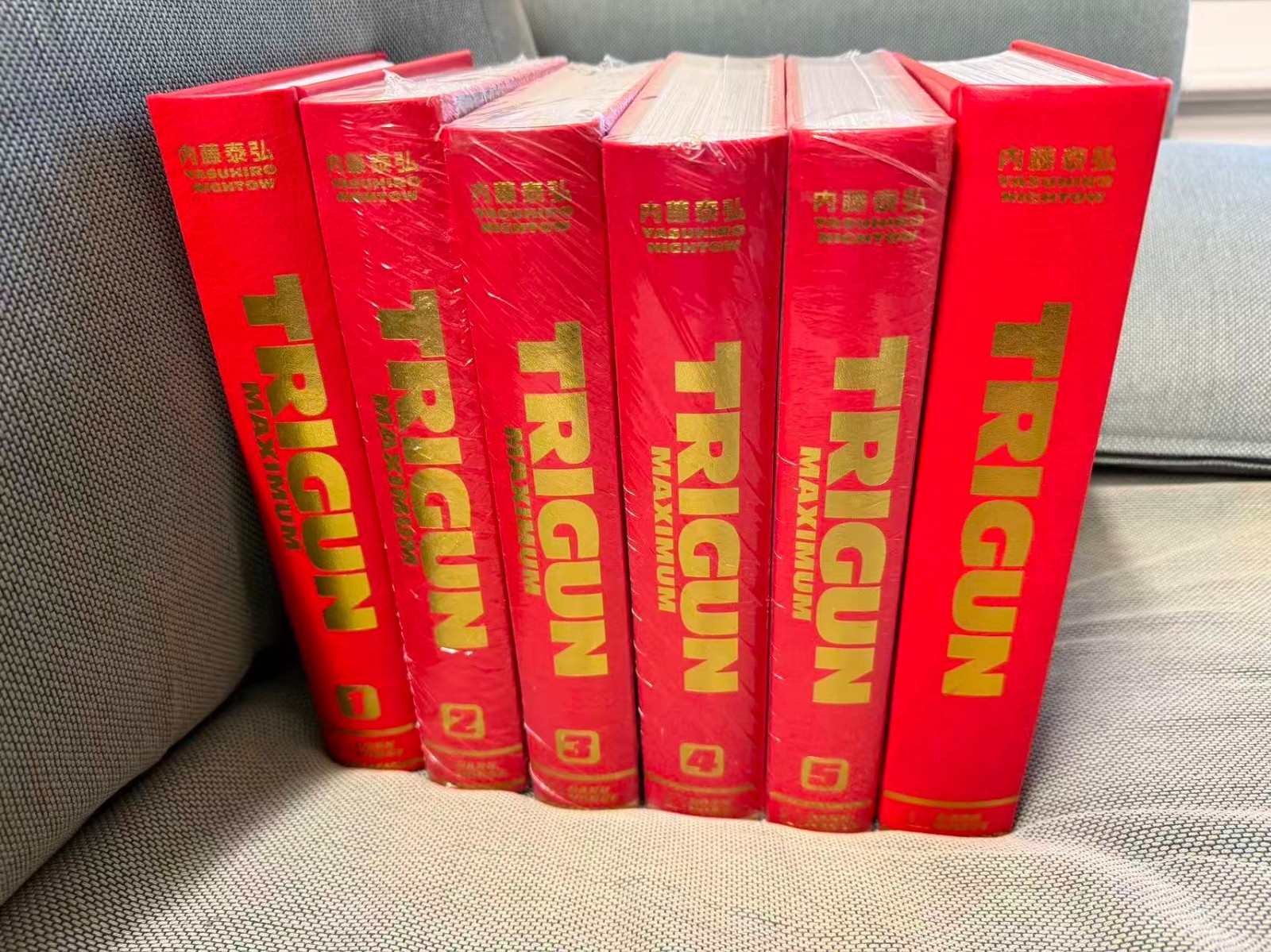 Trigun Deluxe Hardcover + Trigun Maximum Vol. 1-5 (6 Book Set)