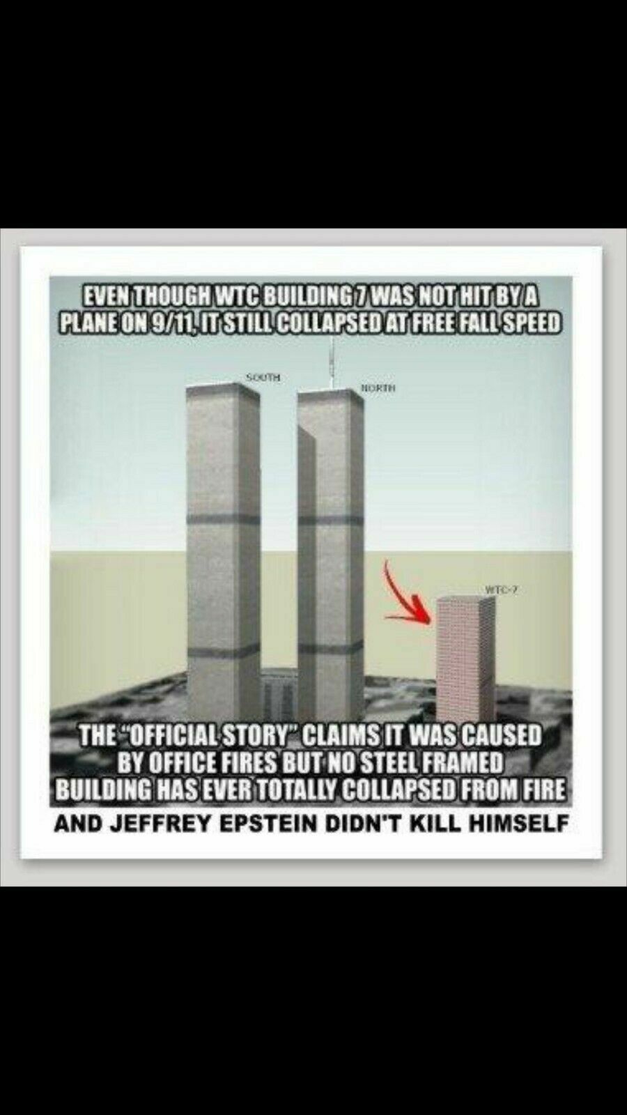 9/11 Conspiracy Sticker Tower 7 Jeffrey Epstein Didn't Kill Himself RED PILL