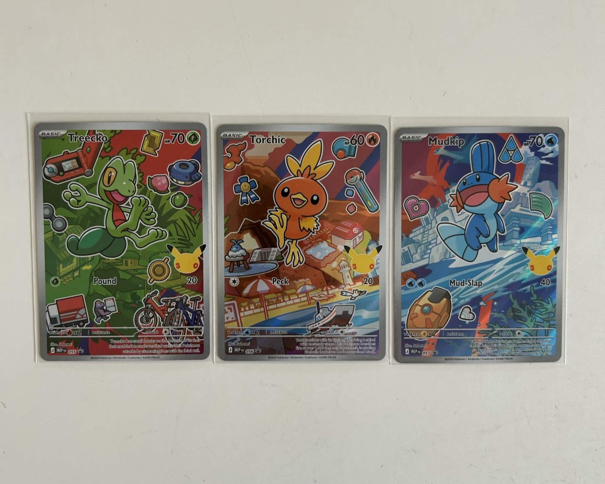 Pokemon TCG First Partner Series 3 Gen 3 - Mudkip, Torchic, Treecko