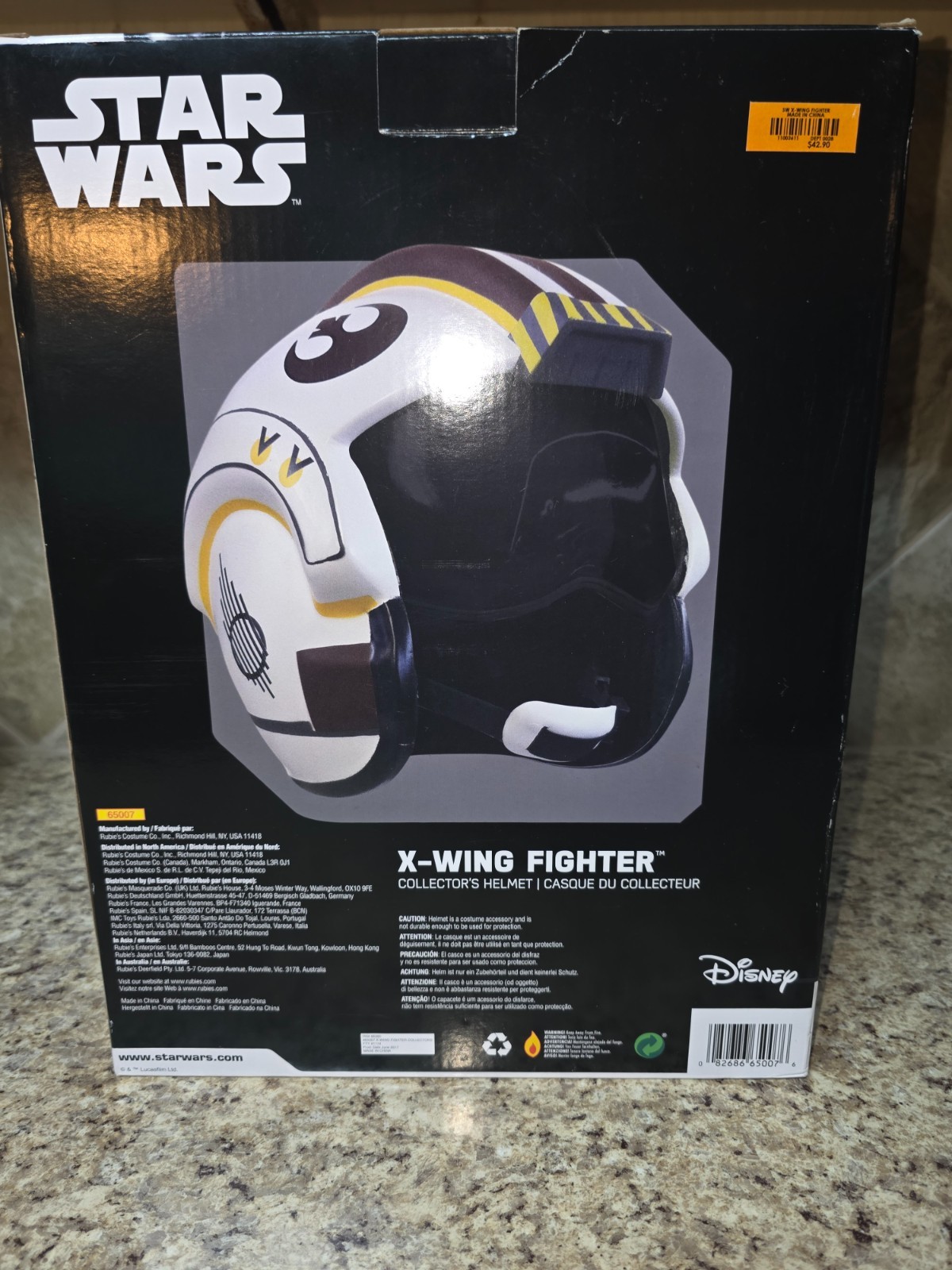 NEW 2017 Rubie’s Star Wars X-Wing Helmet Luke Skywalker Mark Hamill  ~FULL SIZE~