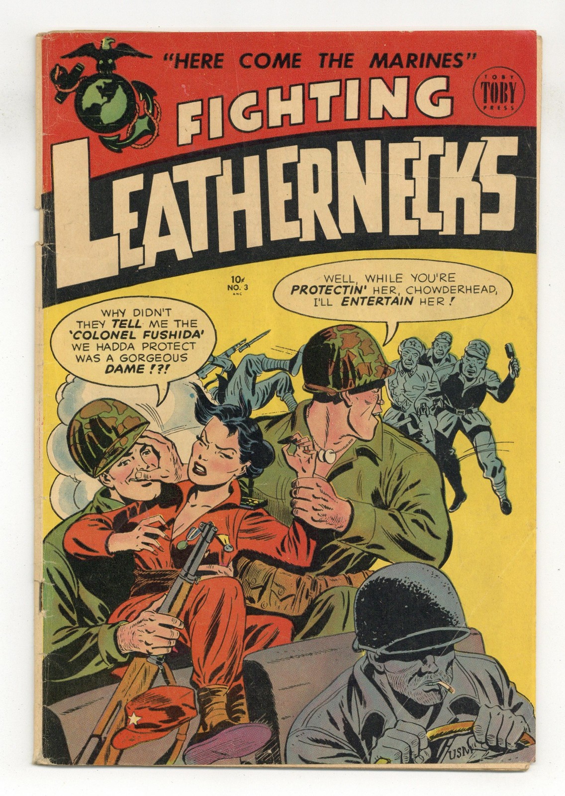Fighting Leathernecks #3 VG- 3.5 1952