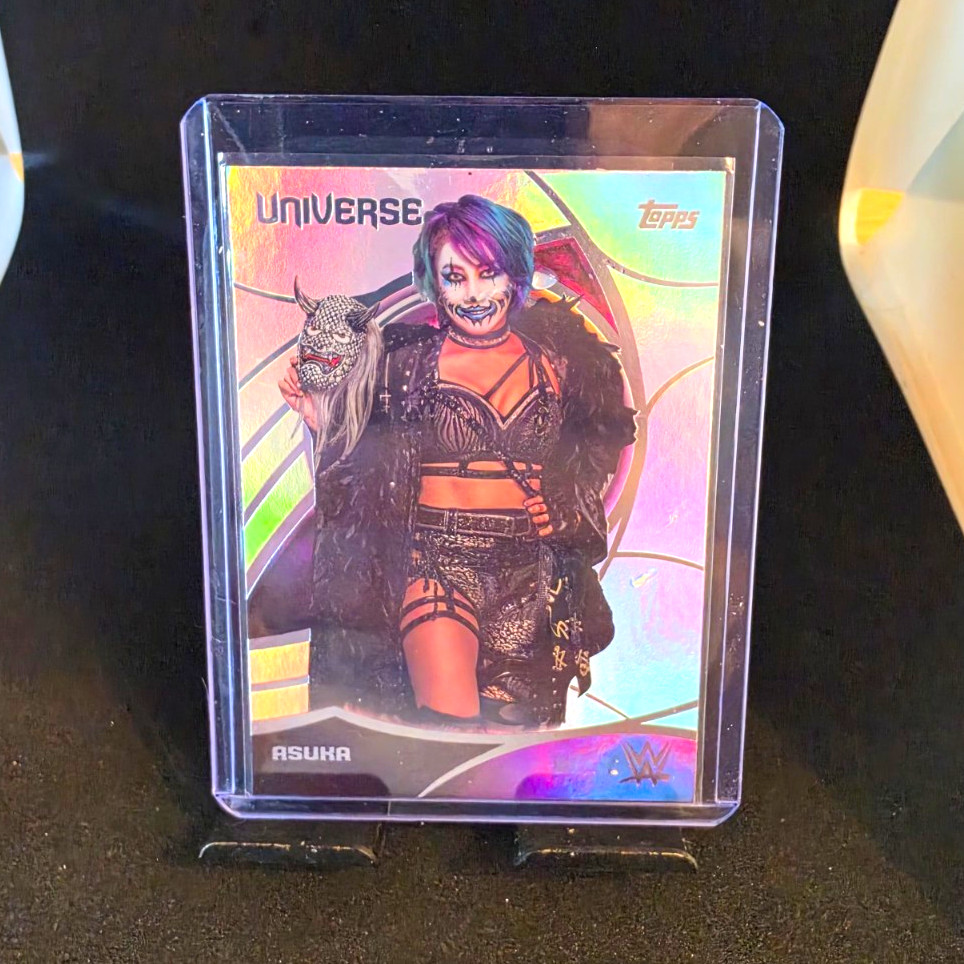 Topps 2024 WWE Universe Refractor Asuka Standard Size Trading Card