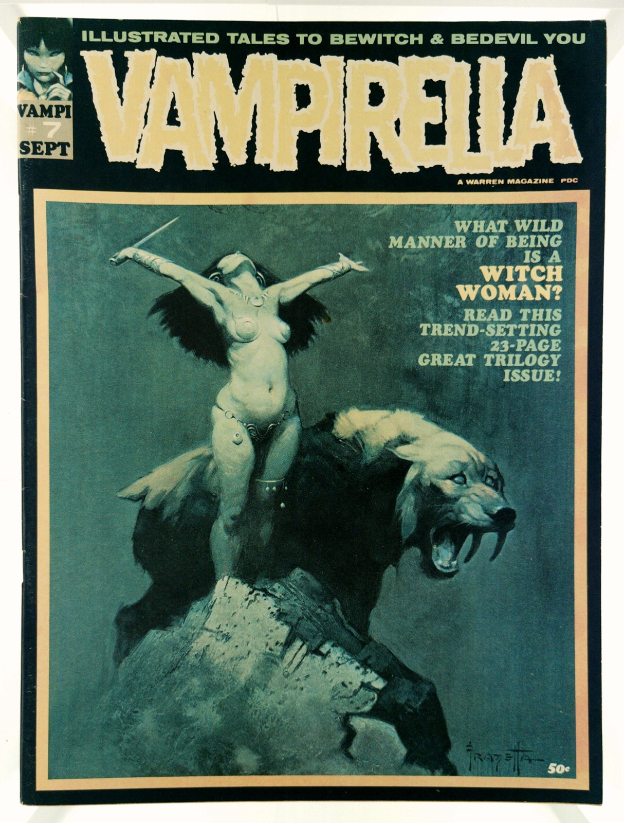 Vampirella #7 1970 Warren Comics VG Comic Book