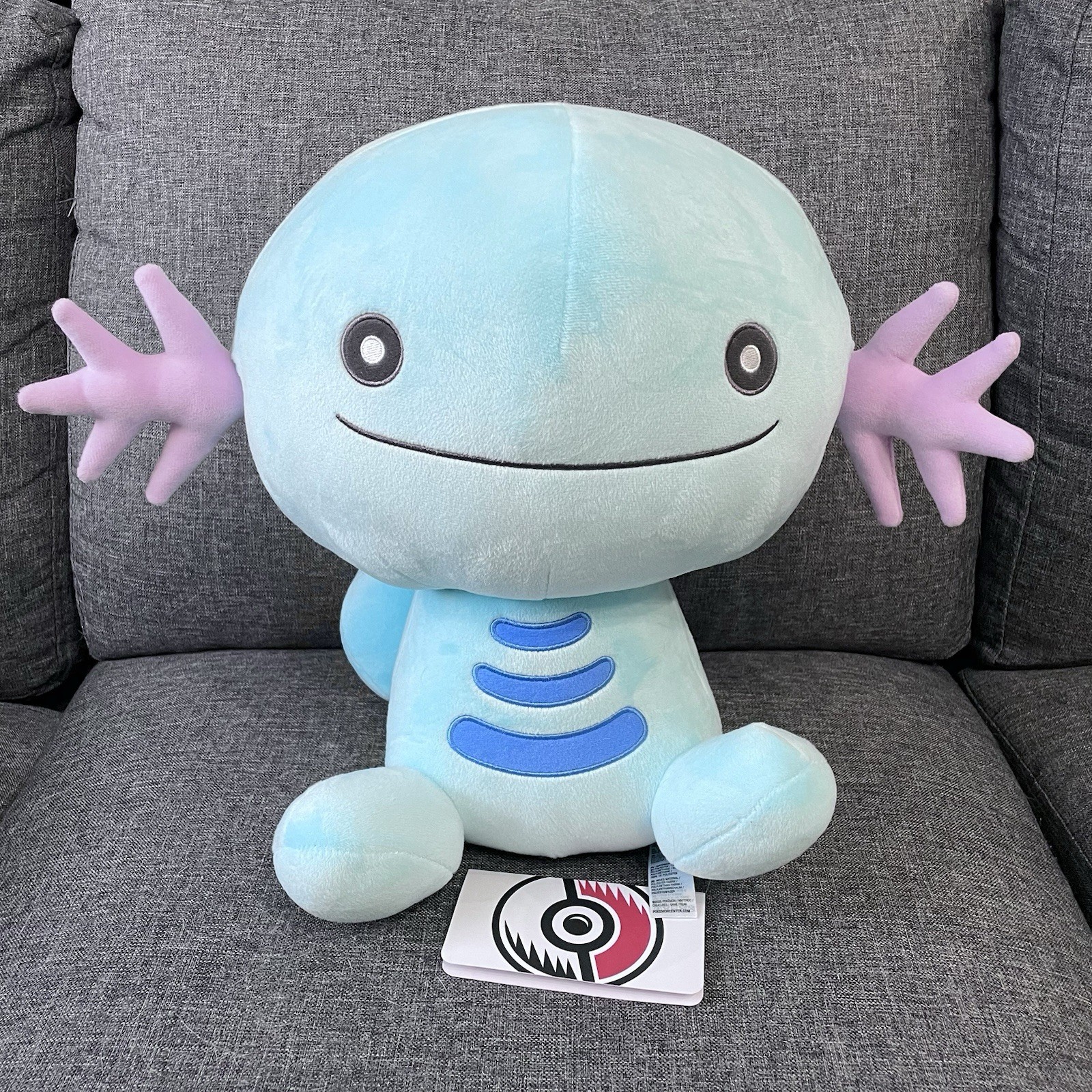 REAL Pokemon Center - Wooper Snuggly Plush - 18 ½ In - NEW WITH TAGS
