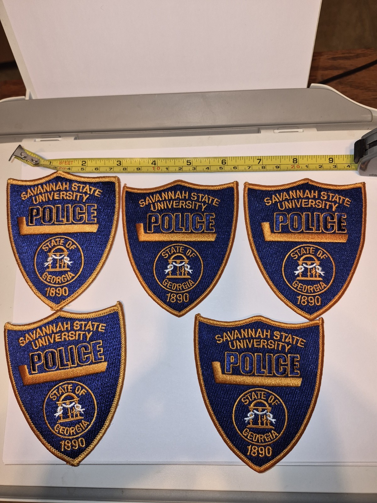 5-Savannah State University Police Patch Mixed Lot of 5, Savannah, Georgia