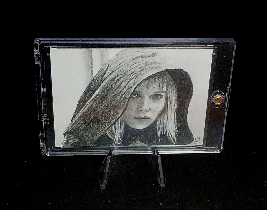 2024 STAR WARS SHIN HATI ACEO PSC 1/1 GRAPHITE SKETCH BY GIOVANNI CIMA
