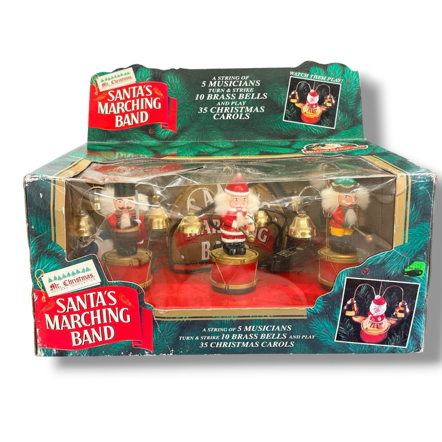 Vintage 1994 Mr Christmas Santa’s Marching Band 35 Songs Tested w/ Box