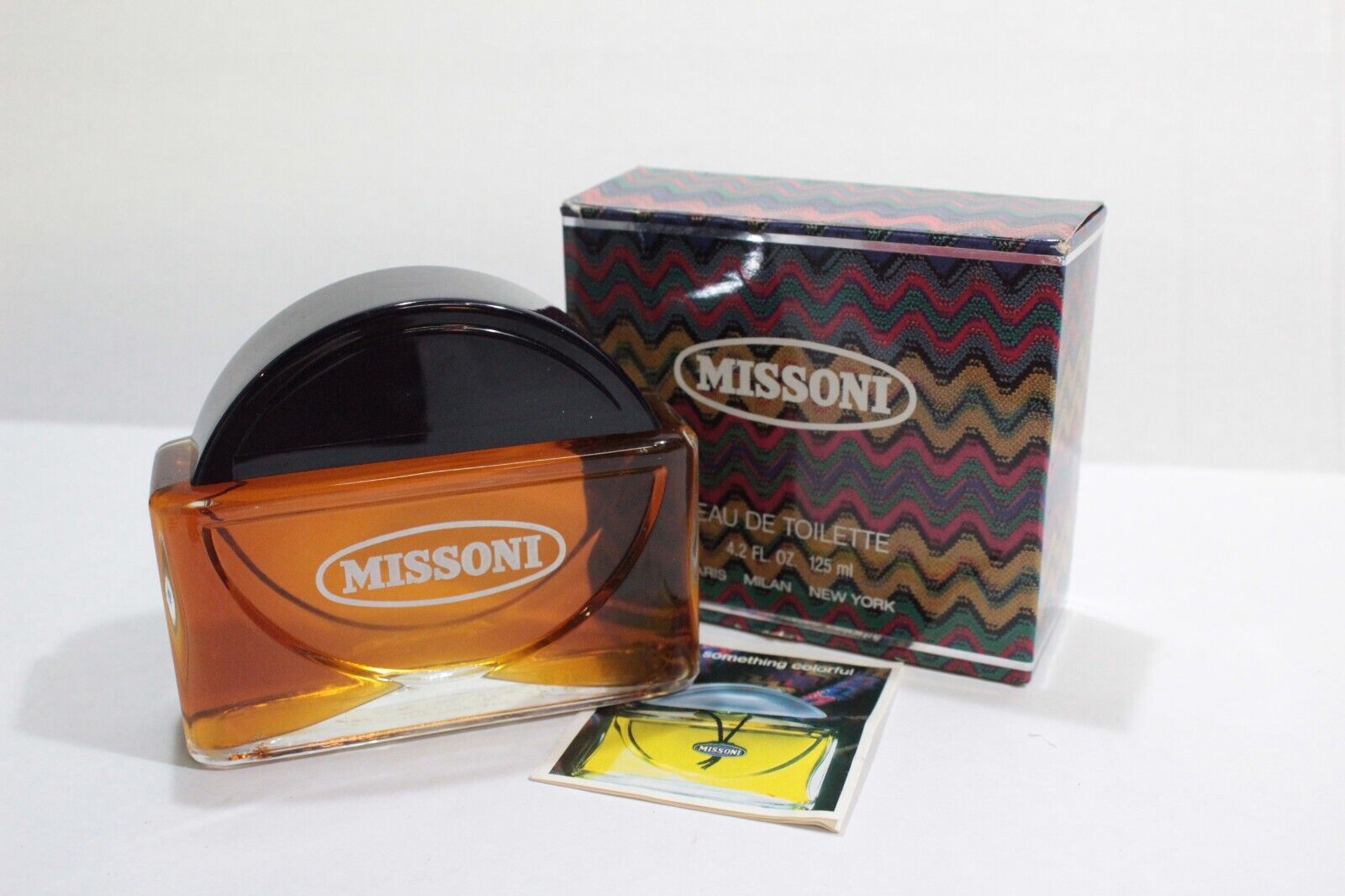 Vintage Missoni Eau De Toilette 4.2 fl oz 125 ml box is not mint read