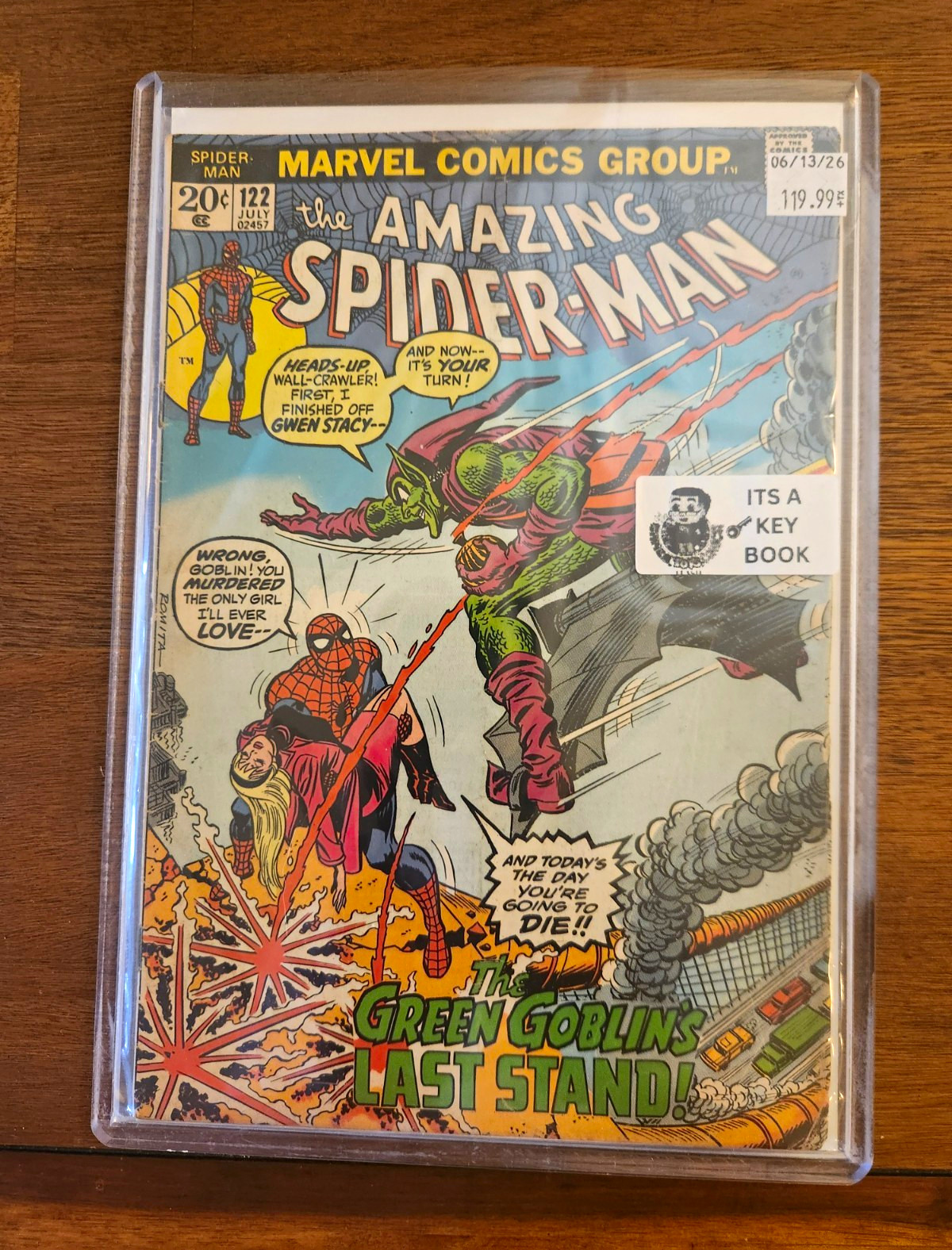 Marvel Amazing Spider-Man #122 (1973) Green Goblin\'s Last Stand