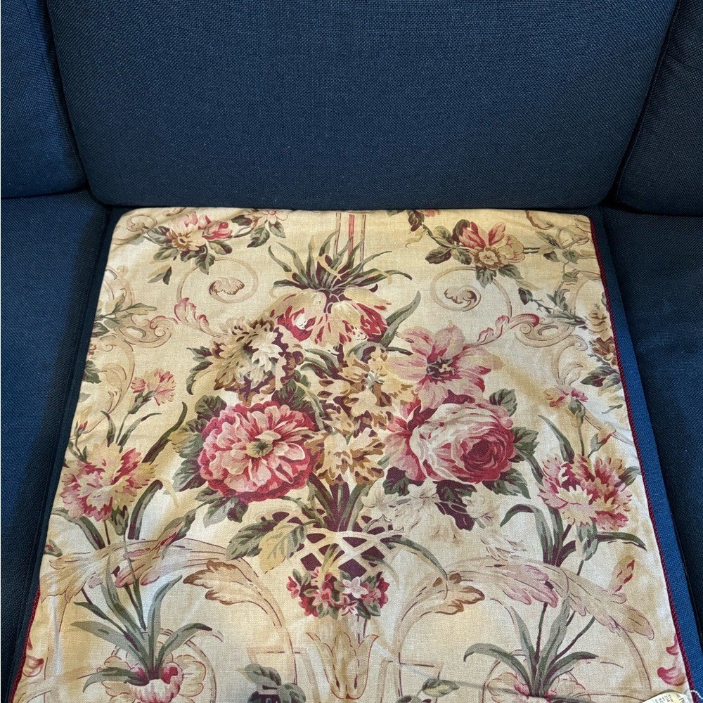 Rare Vintage RALPH LAUREN Guinevere Throw Pillow Cover  24