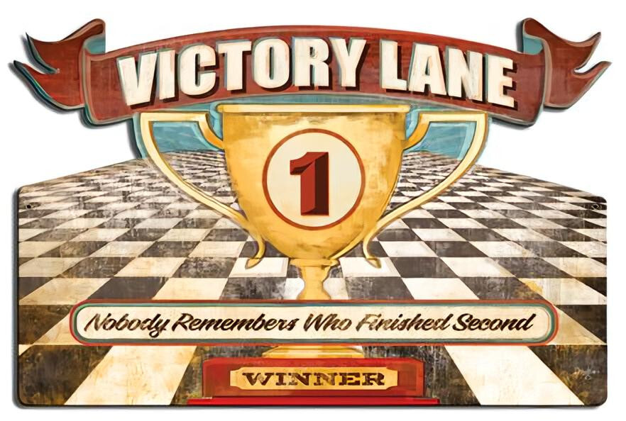 VICTORY LANE WINNER NOBODY REMEMBERS 2ND 24