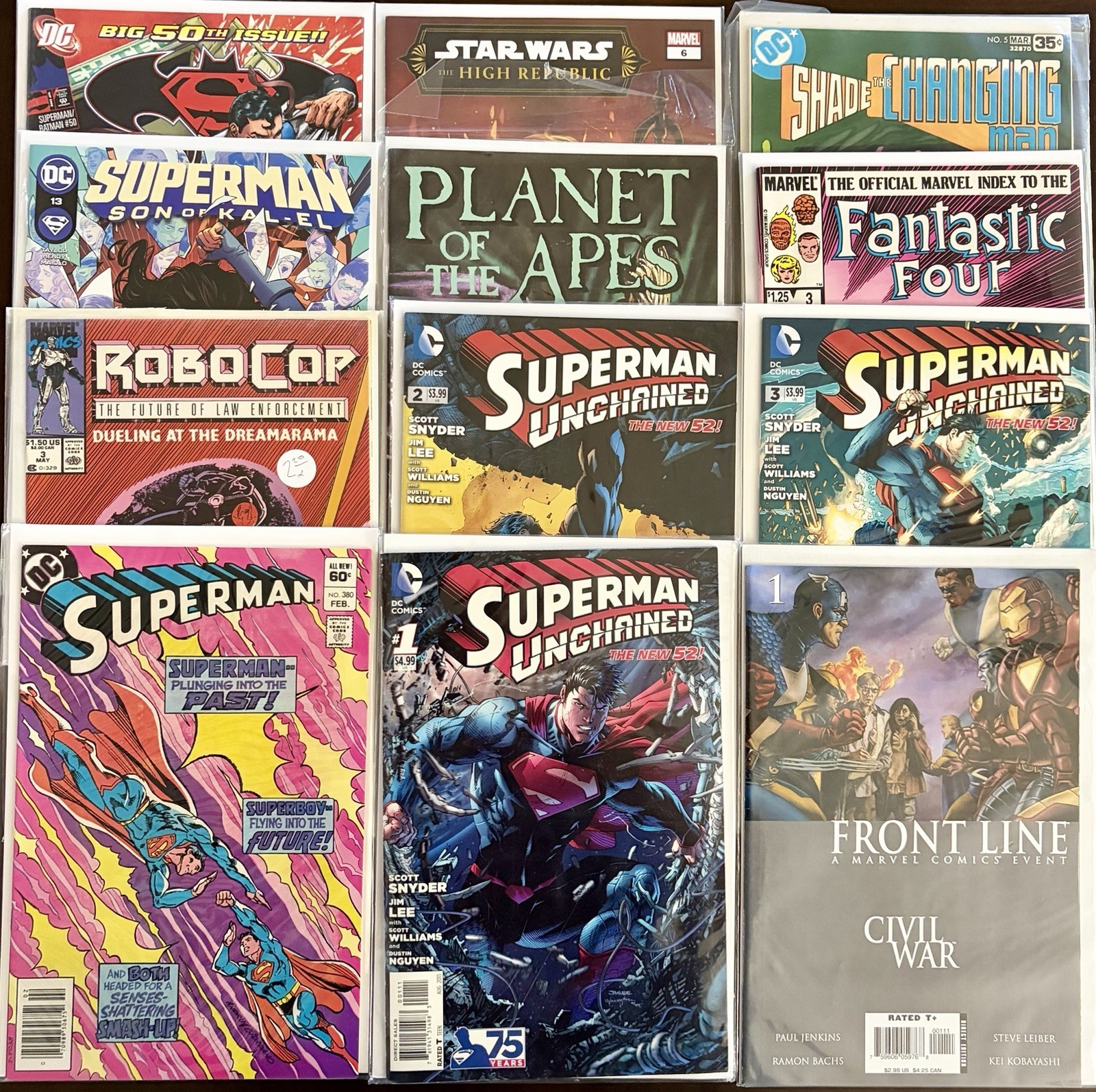Vintage And Modern Comic Book Lot Of 12