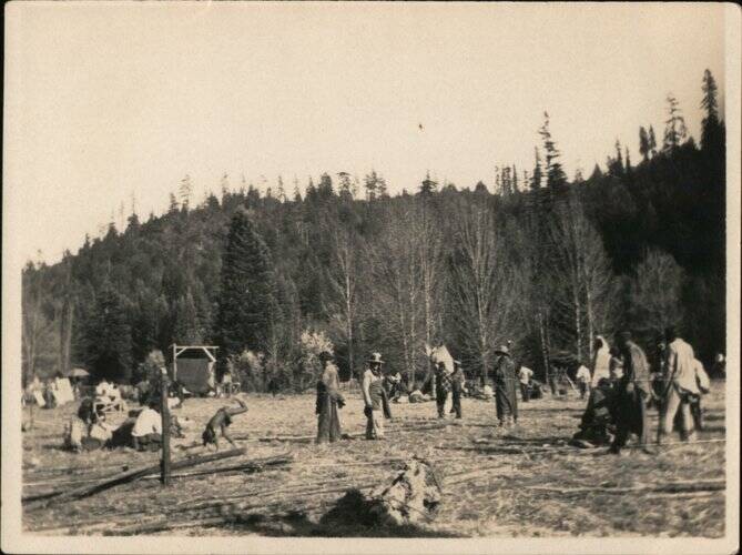Guerneville, California CA 1925 De Mille Motion Picture Co Western Filming
