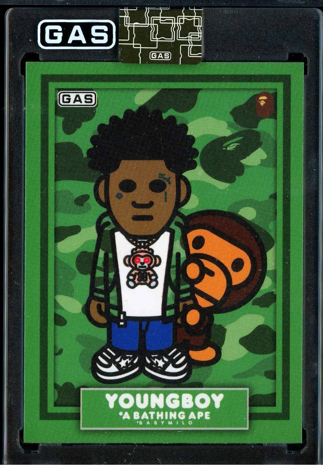 2026 YoungBoy Never Broke Again COMPLEX x BAPE x GAS Trading Card RC SOLD OUT
