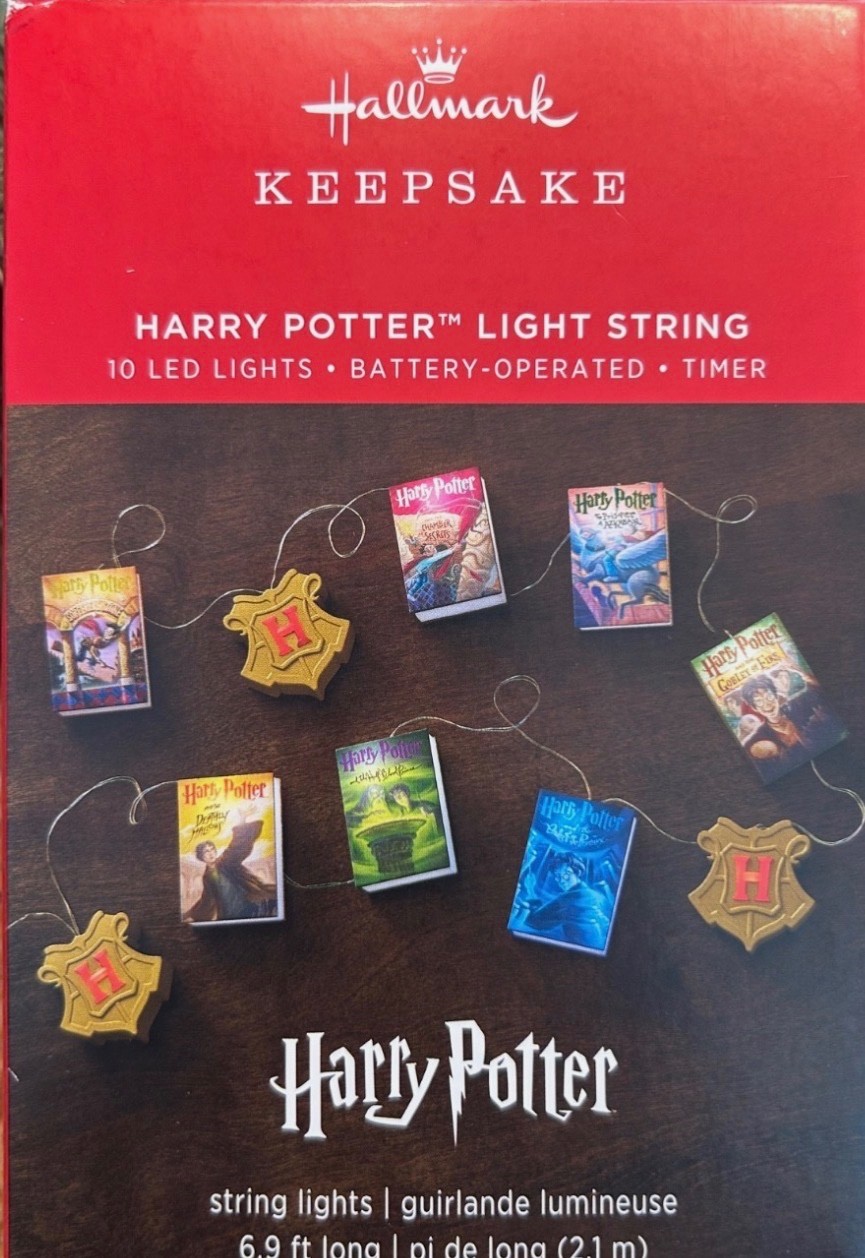 Hallmark Keepsake 2025 Harry Potter Light String 10-light string 7 foot long New