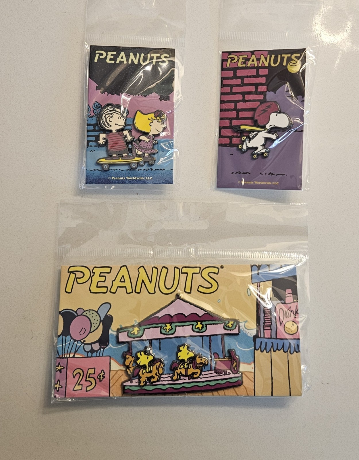 2026 SDCC Convention Exclusive Peanuts Pintrill Pins & Tote Bag