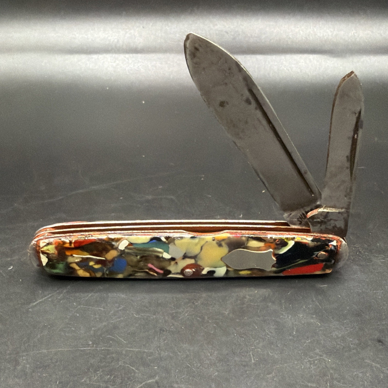 Vintage Shapleigh Hdwe Co St Louis Christmas Tree Celluloid Pocket Knife