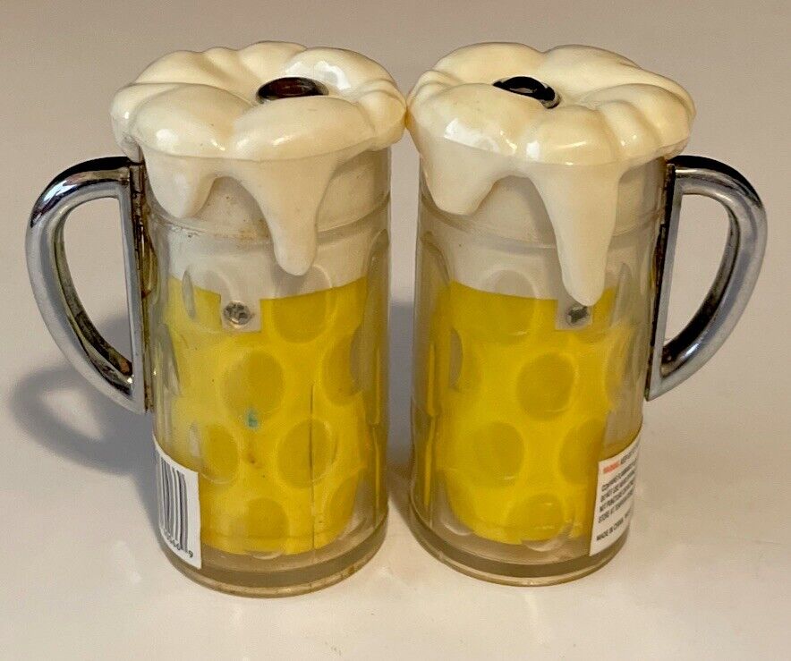 Eclipse Collectible Novelty Beer Mugs Refillable Table Top Lighters Needs Refill