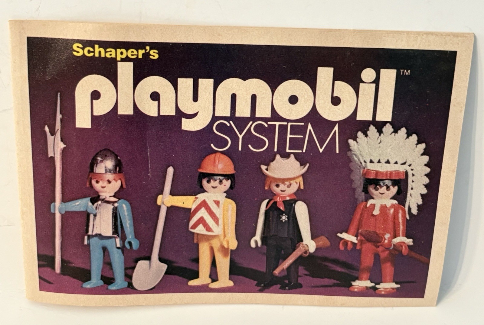 Vintage Schaper\'s PLAYMOBIL System Brochure Advertisement Booklet 1976