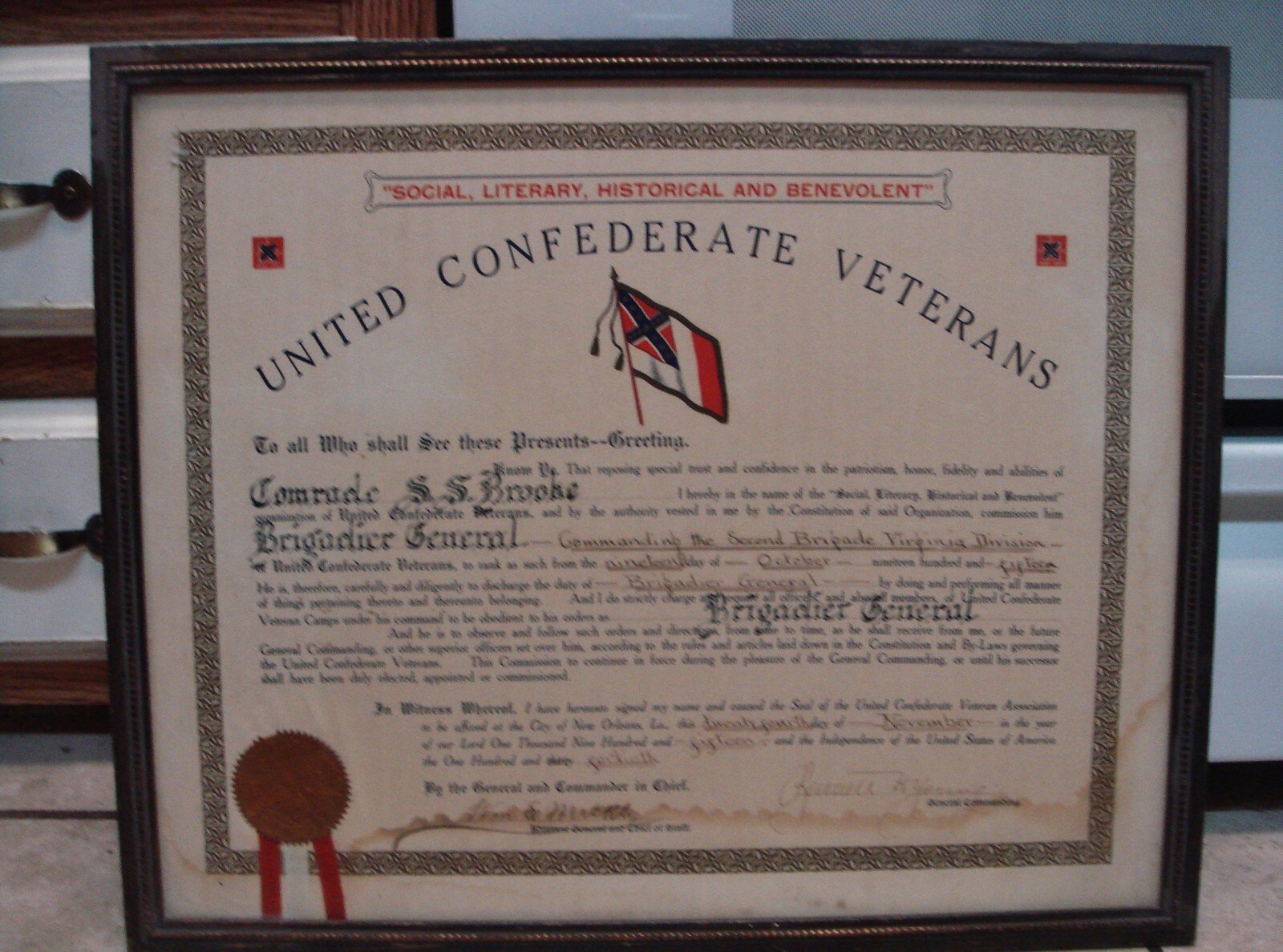 Confederate General Bennett H. Young & General William E. Mickle Signed  