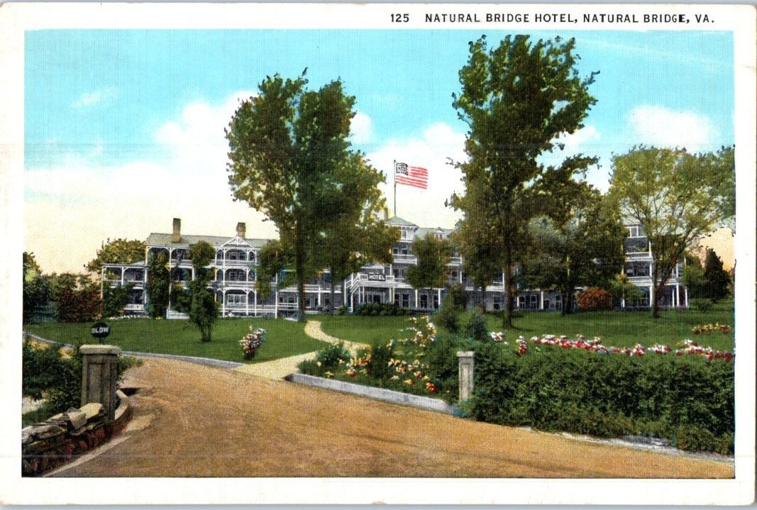 Vintage Postcard 1931 Natural Bridge Hotel, Natural Bridge, Virginia