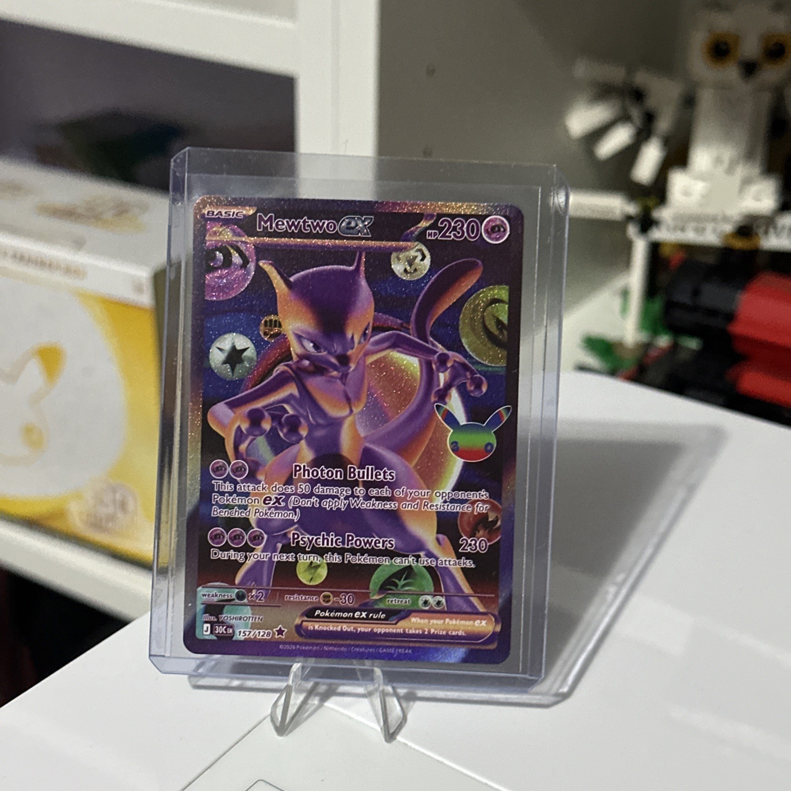 Mewtwo ex 157/128 full art 30th celebration