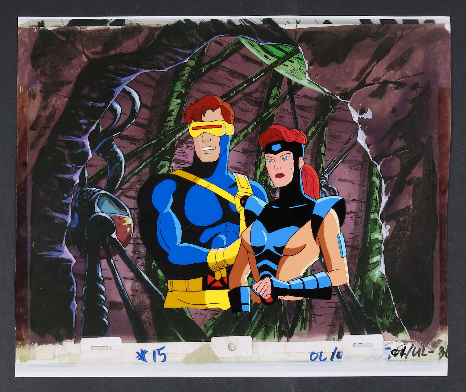 Original Animation Cel from X-Men: The Animated Series (Cyclops and Jean)